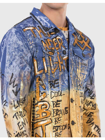 Cipo & Baxx Jacke in BLUEGOLD