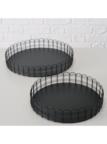 Boltze Tablett in schwarz