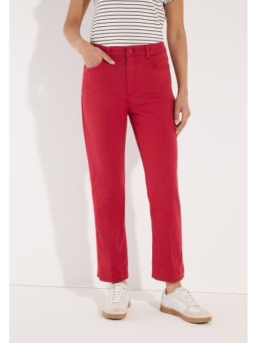 More & More sportive 7/8 Jeans, coloured denim in red