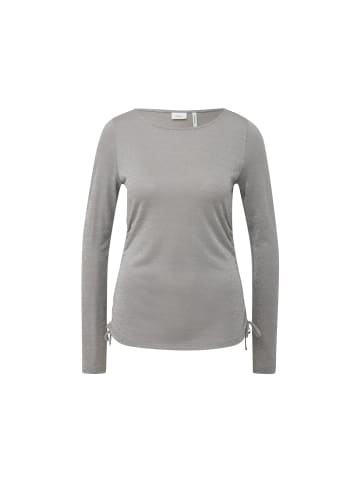 s.Oliver BLACK LABEL Langarmshirt in Grau