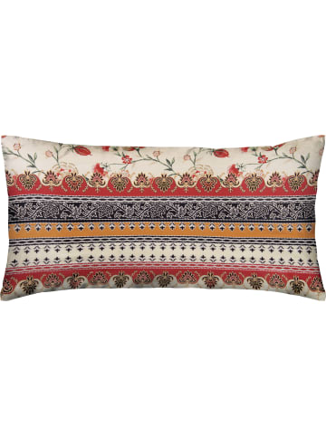 Erwin Müller Mako-Satin Kissenbezug in beige-rot