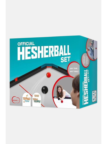 HesherBall Tischballspiel Funsportspiel Set im Display Bleu Pink 20 cm