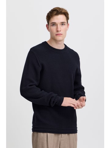 CASUAL FRIDAY Strickpullover CFKARL crew neck structured knit 20505295 casual Rundhalspullover in Blau