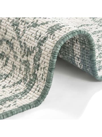 Teppich Boss Indoor Outdoor Wendeteppich Cebu in Grün Creme