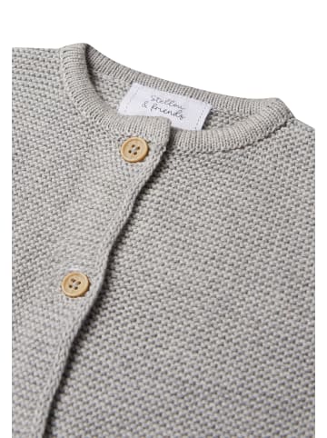 Stellou & friends Strick-Cardigan in stone grey