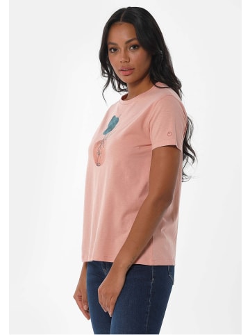 Organication T-Shirt "WOR13313" in Lachspink