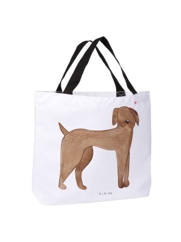 Mr. & Mrs. Panda Tote Bag Hund Dogge ohne Spruch in Weiß