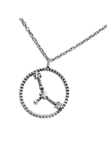 SilberDream 925 Silber Damen SilberDream Halsketten Sternbild Fische  ca. 42cm und 45cm