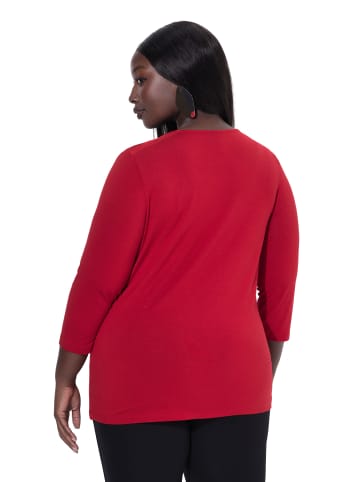 Ulla Popken Shirt in kirschrot