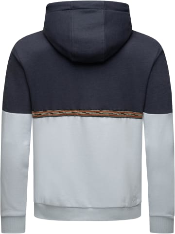 ragwear Kapuzensweatjacke Blocky in Navy