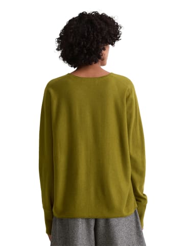 Marc O'Polo Feinstrick-Pullover oversized in deep pea
