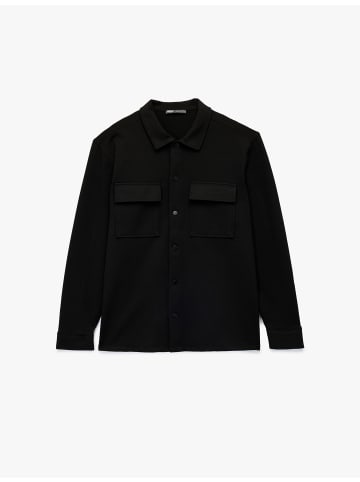 KOTON SHIRTS LS BSC in Schwarz