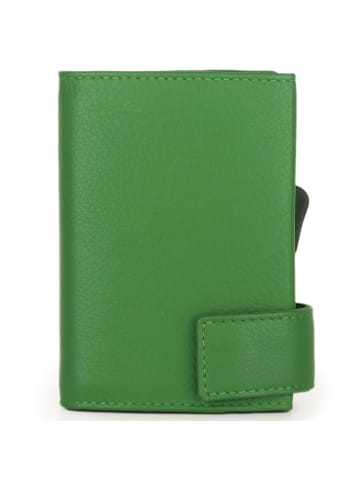 SecWal SecWal 1 Kreditkartenetui Geldbörse RFID Leder 9 cm in grün