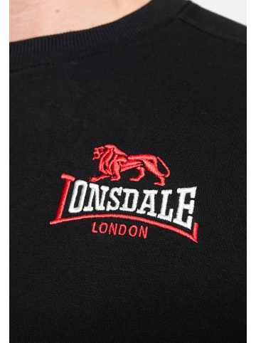 Lonsdale Pullover "Lympstone" in Schwarz