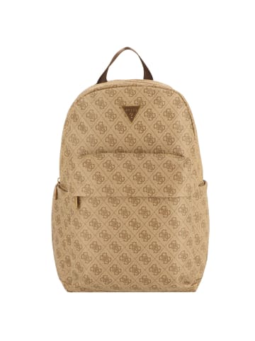 Guess Elvis Rucksack 42 cm Laptopfach in beige-brown