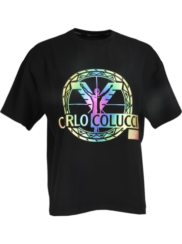 Carlo Colucci T-Shirt Caon in Schwarz
