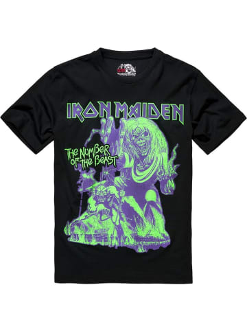 Brandit T-Shirt "Iron Maiden" in Schwarz