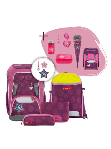 Step by Step Schulranzen-Set GIANT „Glamour Star Astra“, 10-tlg in Glamour Star Astra