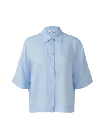 S.OLIVER RED LABEL Halbarmbluse in Blau
