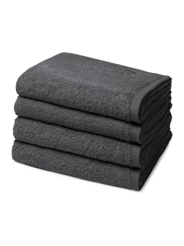 Ross 4 X Handtuch im Set Vita in Graphit
