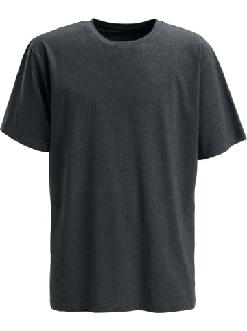 REDBEST Single-Jersey T-Shirt in anthrazit meliert