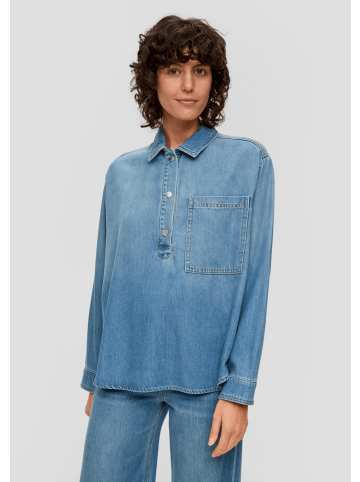 s.Oliver Bluse langarm in Blau