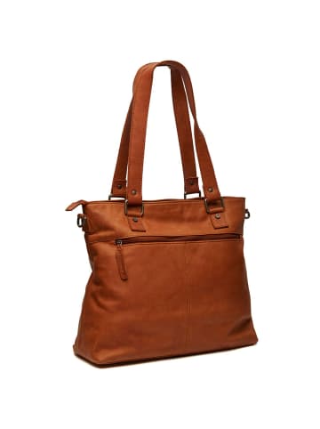 The Chesterfield Brand Rome Shopper Tasche Leder 38 cm Laptopfach cognac