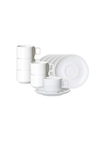 Ritzenhoff & Breker 6er Set Espressotasse Bianco in Weiß 85 ml in weiß