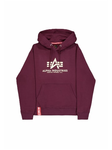 Alpha Industries Alpha Industries Kapuzenpullover in deep maroon