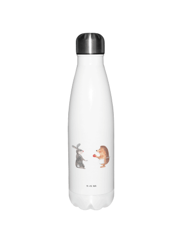 Mr. & Mrs. Panda Thermosflasche Hase Igel ohne Spruch in Weiß