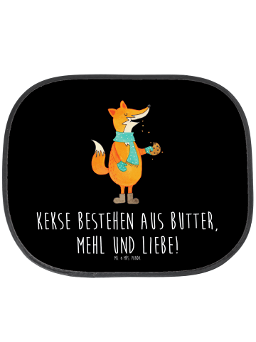 Mr. & Mrs. Panda Sonnenschutz Auto Fuchs Keks mit Spruch in Schwarz