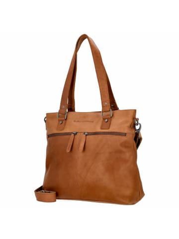 The Chesterfield Brand Rome - Shopper 14" 38 cm (black) in cognac
