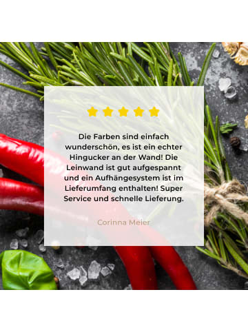 MuchoWow Leinwand bilder Gewürze (BxH)