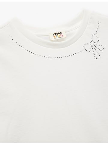 KOTON TSHIRT SS in Ekru