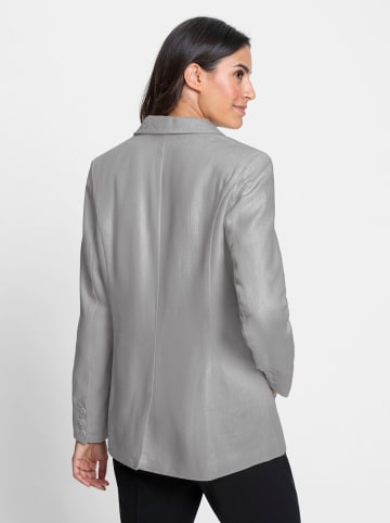 WITT WEIDEN Blazer in grau-weiß-gemustert