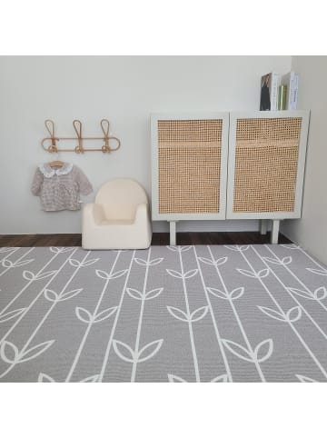 BABY CARE Sea Petals Grey - (L) 140 cm × (B) 140 cm × (H) 12mm