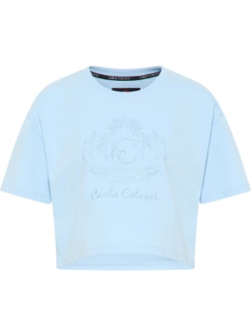 Carlo Colucci T-Shirt Daz in Blau