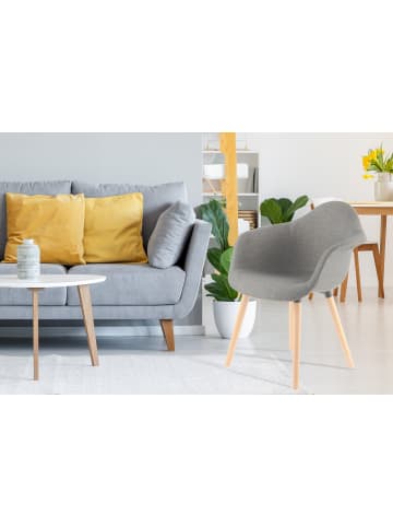 Kayoom Stuhl Winston 2erSet in grau