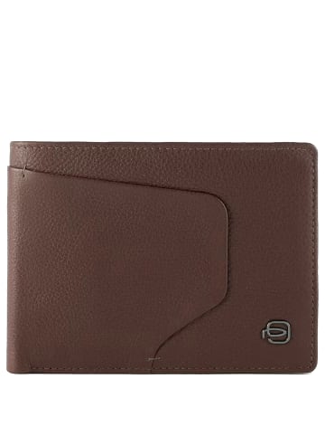 Piquadro Akron - Herrengeldbörse 4cc 13 cm in dark brown