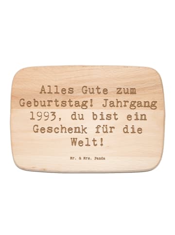 Mr. & Mrs. Panda Schneidebrett Spruch 1993 Geburtstag mit Spruch in Transparent