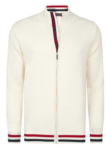 Felix Hardy Stehkragen Strickjacke in Ecru
