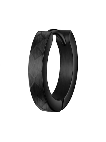 True Rebels Ohrringe aus Edelstahl in schwarz