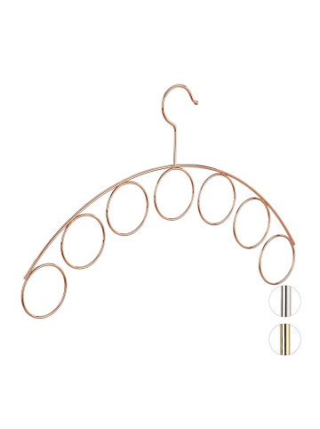 relaxdays 2x Kleiderbügel in Kupfer