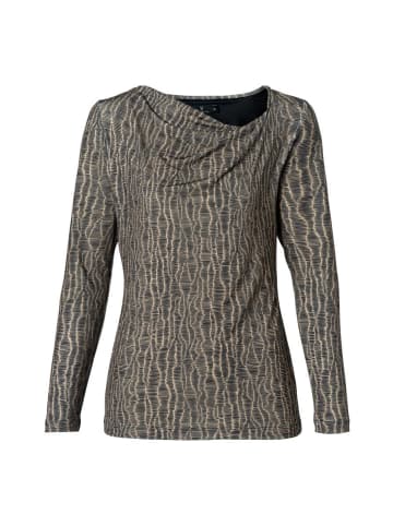 Mart Visser Caitlin Print Top Schwarz/Taupe