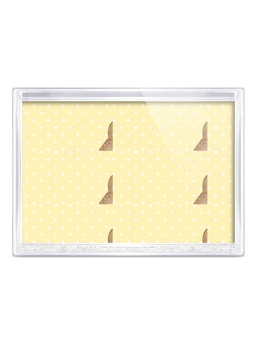 Mr. & Mrs. Panda Bilderrahmen Papa Bär ohne Spruch in Gelb Pastell