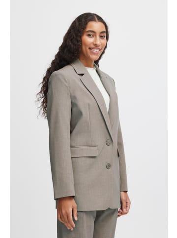 b. young BYDanta relaxed fit in Light Grey Melange