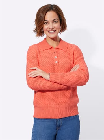 WITT WEIDEN Polopullover in koralle