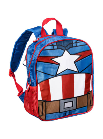 Marvel Rucksack Captain America GuriHiru-Hooded in blau