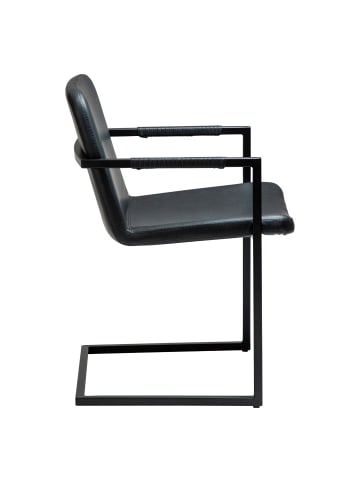 ebuy24 Esszimmerstuhl Bounce Schwarz 2er Set