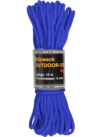 Normani Outdoor Sports Allzweck-Outdoor-Seil 5 mm x 15 m Chetwynd in Blau